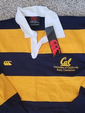 🔥VTG Canterbury Cal UC Berkeley Shirt NWT collegiate DEADSTOCK Y2K 90's Bears